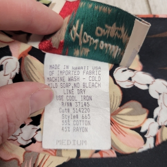 Vintage Tropical Hawaiian Midi Dress Size Medium - Picture 4 of 6